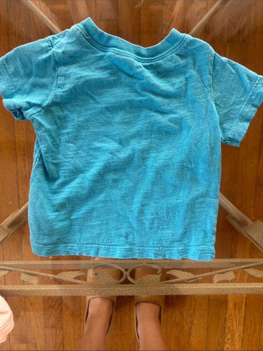 Carter's Turquoise Kids' T-Shirt with Ship Graphic- 9 months
